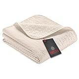 Ibena Nancy Tagesdecke 140x210 cm Tagesdecke Bettüberwurf beige leichte Decke...