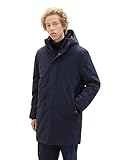 TOM TAILOR Denim Herren 1038859 Winterparka mit Kapuze, 10668-sky Captain Blue,...