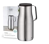 alfi STUDIO TT 1,5l, stainless steel, Isolierkanne aus doppelwandigem Edelstahl...