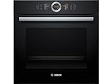 Bosch HSG636BB1 Serie 8 Einbau-Dampfbackofen, Schwarz, 60 x 60 cm, 1 L...