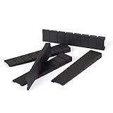 LouMaxx Möbelkeile 20er Set | Unterlegkeil 8 x 20 x 100 mm in Schwarz | Keile...