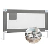 WOLTU Bettgitter 200 cm, Höhenverstellbares Bettschutzgitter 69–87 cm,...