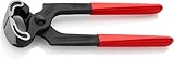 KNIPEX Kneifzange mit Kunststoff überzogen schwarz atramentiert 180 mm, 50 01...