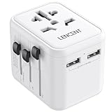 LENCENT Internationaler Reiseadapter mit UK/USA/EU/AUS-Stecker,...