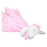 BESTonZON Unicorn Plüsch Sicherheitsdecke Für Neugeborene Kuschelige Einhorn...