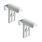 Ventanara® Universal Klemmträger ohne Bohren für Rollo und Jalousie Weiß 2er...