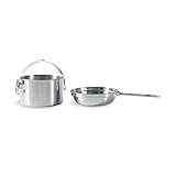 Tatonka Camping-Kochset Kettle 1,6 L - Topf und Pfanne aus Edelstahl - 1.6 Liter...