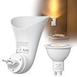 BrightArk Plug in GU10 Wandfluter Steckdosenlampe - Spotlights mit GU10 Fassung,...