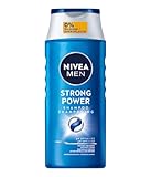 NIVEA MEN Strong Power Shampoo, kräftigendes Haarshampoo ohne Silikone und...