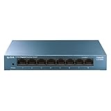 TP-Link TL-LS108G LAN Switch 8 Port Netzwerk Switch (Plug-and-Play Gigabit...