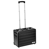 anndora Business Trolley Pilotenkoffer Laptopfach TSA Schlösser Aluminium...