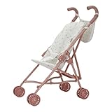 Little Dutch 4584 Puppenbuggy klappbar aus Metall mit Soft-Griffen und...