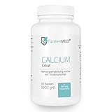 FürstenMED® 120 Calcium Citrat Kapseln (Hochdosiert) - Reines Tricalciumcitrat...