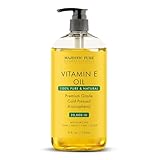 MAJESTIC PURE Vitamin E Oil | 100% reines & natürliches kaltgepresstes Vitamin...