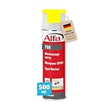 Alfa 1x Markierungsspray neon-gelb 500 ml Profi-Qualität für saubere und...