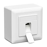 iwillink Cat7 Netzwerkdose 1 Port - 10 Gigabit Geschirmt LAN Steckdose -...
