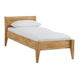 DICO Massivholz Einzelbett Komfortbett Seniorenbett 450.03 Wildeiche Honig...