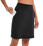 Timuspo Damen Activewear Knielanger Hosenrock, lässiger Reiserock, Arbeitsrock...