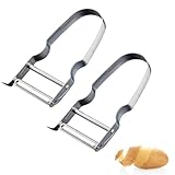 Westmark 2 Gemüse- und Spargelschäler, U-Schäler, Steel, Edelstahl, 609022E3