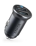 Anker 24W Car Charger Ladegerät, Mini Autoladegerät, 4.8A Duales USB Mit...
