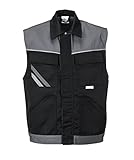 Planam Highline Herren Weste schwarz schiefer zink Modell 2713 Größe XL