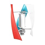 Mqwdxzfes 400W Windgenerator mit Regler, 12V 3-Flügel Windkraftanlage,...