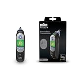 Braun ThermoScan 7 Ohrthermometer | Age Precision Technologie | Farbcodiertes...