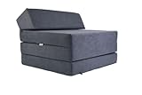 FORTISLINE - Klappmatratze 200x70x10cm - 3-teilige Faltmatratze - H2...