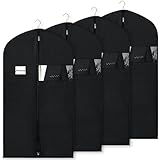 4 Stück Kleidersack 60x100cm,Anzug Schutzhülle,Staubdicht Kleidersäcke,...