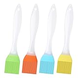 4 Stück Backpinsel,Silikonpinsel,Pinsel Silikon Küche Backen,Brush Klein...