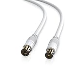 Conecto HQ Antennenkabel - DVB-C, DVB-T/T2-4K UHD 1080p Full HD HDTV 3D -...