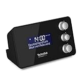 TechniSat DIGITRADIO 50 SE - Radiowecker (DAB+/UKW Tuner, dimmbares Display,...