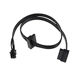 Bolwins Q59S 45cm Mini 4-Pin auf 2x SATA SSD Stromkabel Adapter für PC –...