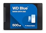WD Blue SA510 SATA SSD 500 GB 2,5 Zoll (Lesen bis 560 MB/s, Schreiben bis 510...