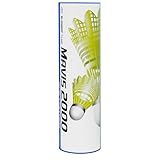 YONEX Mavis 2000 Nylon Turnier Shuttle-Gelb (1/2 Dutzend) Federhahn, 6 Count...