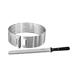Zenker 7704 Tortenboden-Schneidhilfe-Set, mit Konditor- bzw. Glasurmesser...