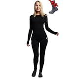 Merino.tech Merino Baselayer Set für Damen - Mittelschwere Thermo-Unterwäsche...