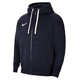 Nike, Park 20, Hoodie Und Reißverschluss -Sweatshirt, Obsidian/Weiß/Weiß, XL,...