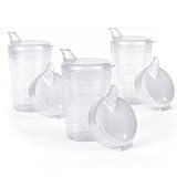 Horn Medical 3er Pack 250ml Erwachsenen Schnabelbecher-/Trinkhilfe-Sets mit je...