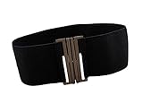 Oyccen Women's Elastic Waist Belt Wide Dress Belt Stretchy Waist with Metal...