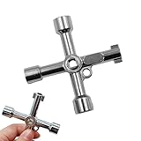Universalschlüssel, Metal Vierkantschlüssel, Silber Dreikantschlüssel Für...