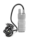 QWORK 12V Tauchwasserpumpe 840L/H 5 Maximale Wasserhöhe Mikromotor Wasserpumpe...
