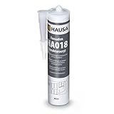 HAUSA Struktur-Acryl Fassaden-Acryl 310ml weiß körniger Acryl-Dichtstoff HA018...