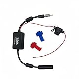 AURUM Antennenverstärker Auto, Autoantenne mit Verstärker für DAB+ FM Radio,...