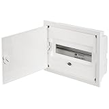 REV Sicherungskasten, Verteilerkasten 1-reihig 12TE, 400V,283x224x70mm, weiss