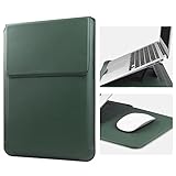 HoYiXi 14 Zoll Laptop Hülle PU Leder Tasche Kompatibel mit New MacBook Pro 14...