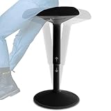 Backerz Ergonomischer Hocker - Bürohocker mit 55-80 cm Höhenverstellung -...