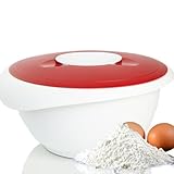 Westmark Backschüssel 3,5l - inkl. Ausgießer - zweiteiliger Deckel -...