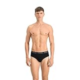 PUMA Herren Mens Everyday Briefs Unterwäsche, Black / Black, M EU