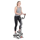 Sunny Health & Fitness Smart Twist Stair Stepper mit Lenker, Mini Stepper für...